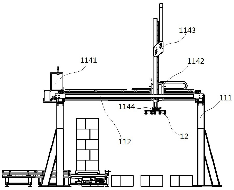 Novel stacking device and stacking method