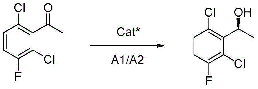 Synthetic method for crizotinib intermediate