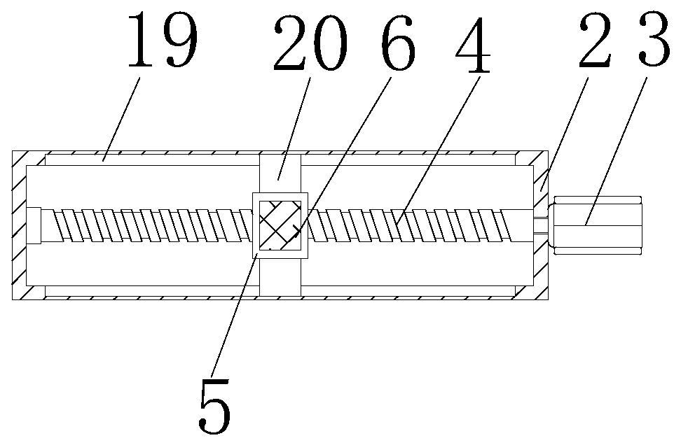 Cutting table used for metal sectional material machining machine