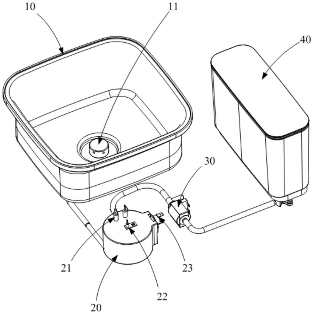 Cooking utensil, control method and control device for preventing dry pumping of pump and storage medium