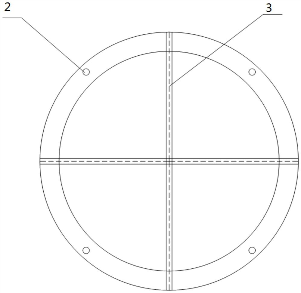 Furnace slope blank die and furnace slope building method of needle-type bottom electrode electric arc furnace