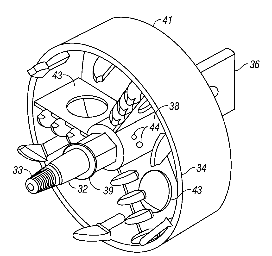 Sectional back reamer for horizontal directional drilling