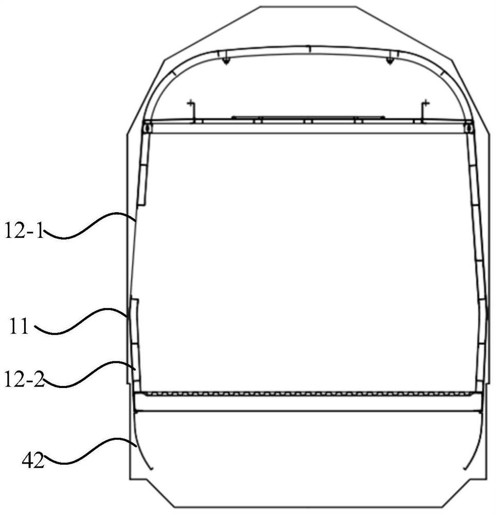 Car body and rail vehicle of a drum car