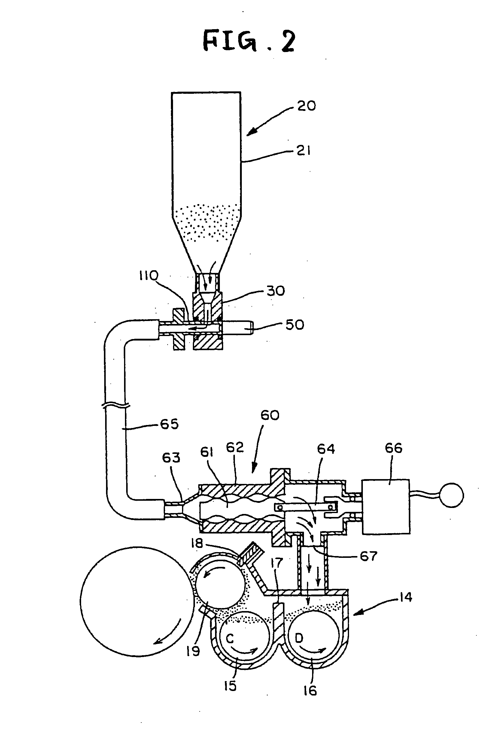 Image forming device, powder feeding device, toner storage container, powder storage container, and method of recycling the containers
