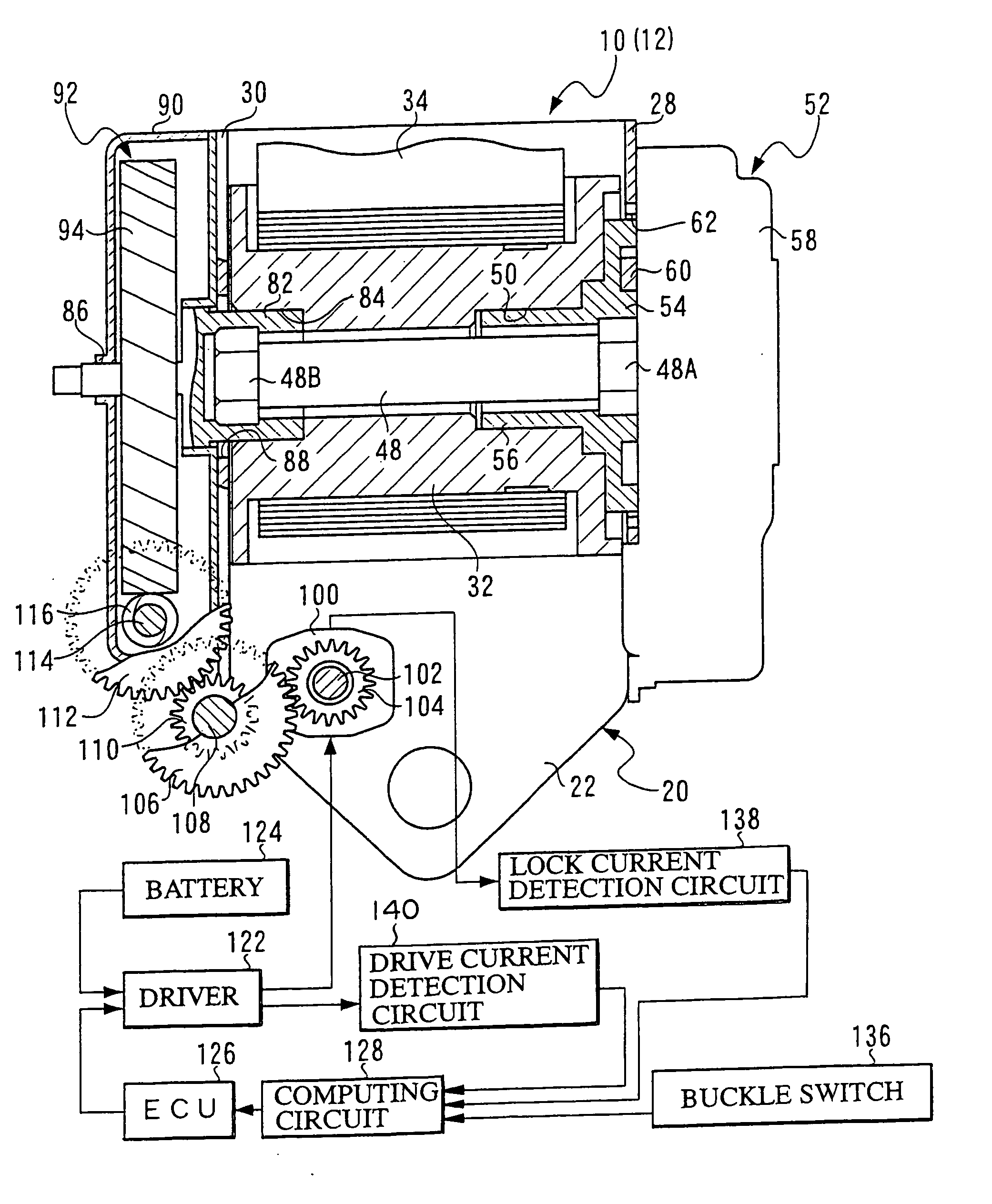 Webbing take-up device