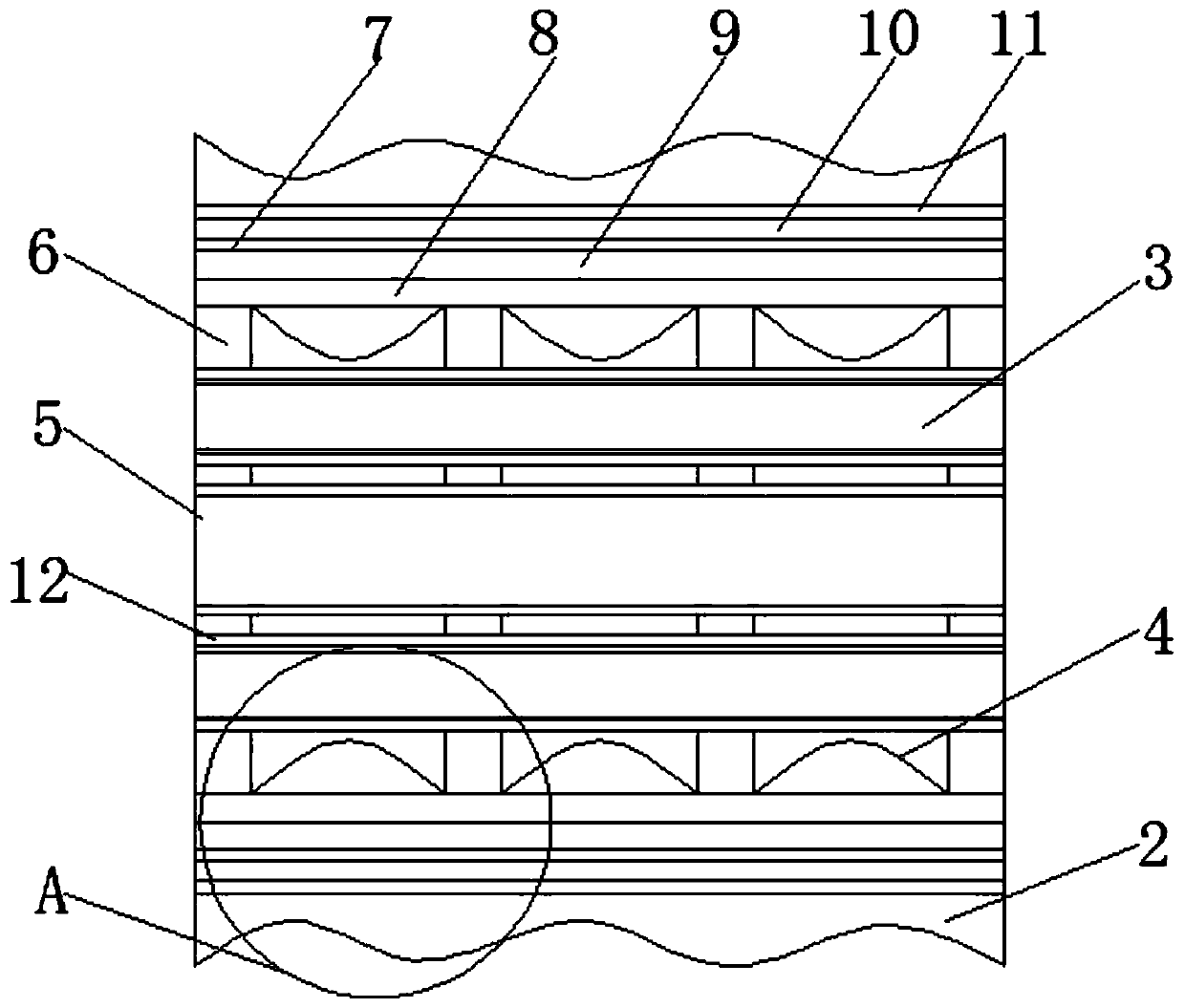 High-flexibility bending-resistant robot cable