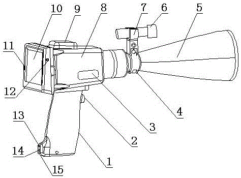 Power grid fault ultrasonic testing device and method