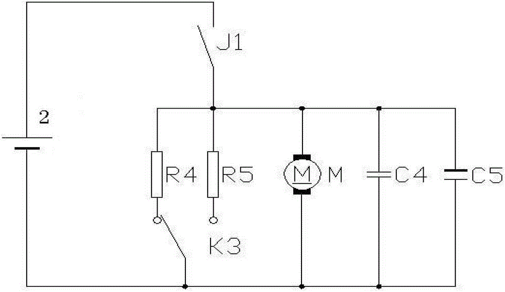 A portable alkaline battery testing device