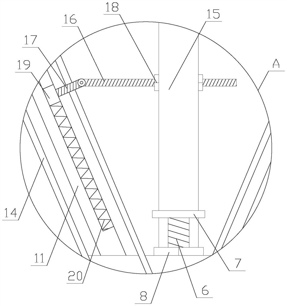 Mold grinding device with angle adjusting function