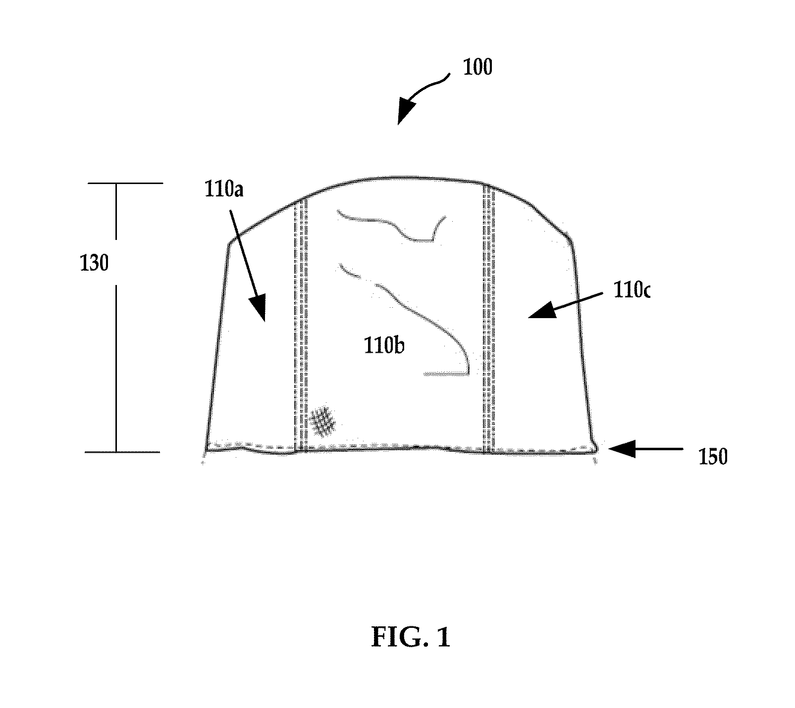 Crossover maternity panel with insert