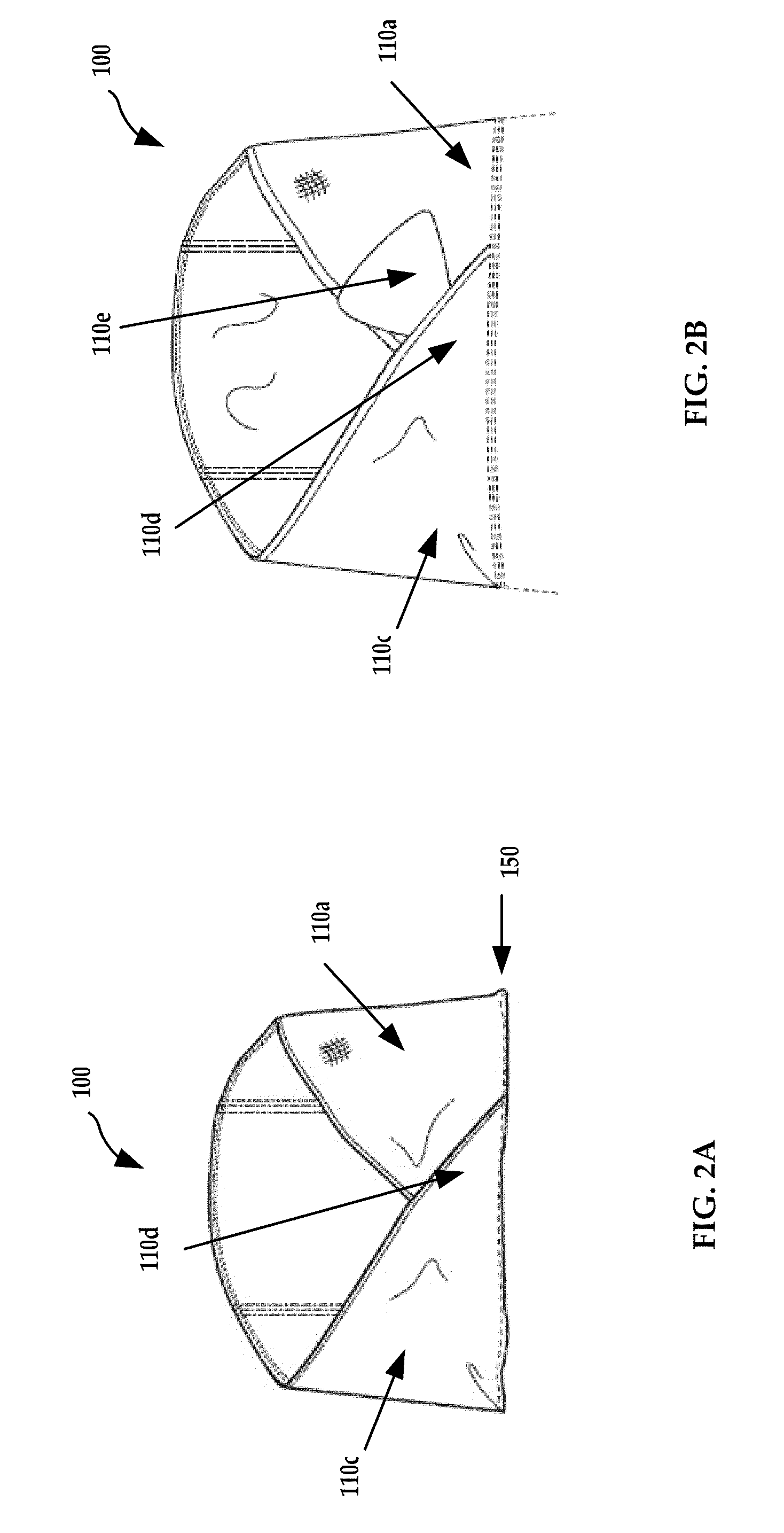 Crossover maternity panel with insert