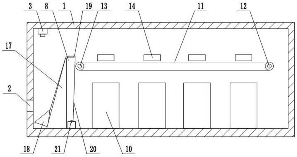 Community intelligent garbage classification device