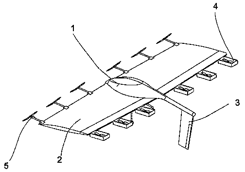 A vertical take-off and landing fixed-wing aircraft