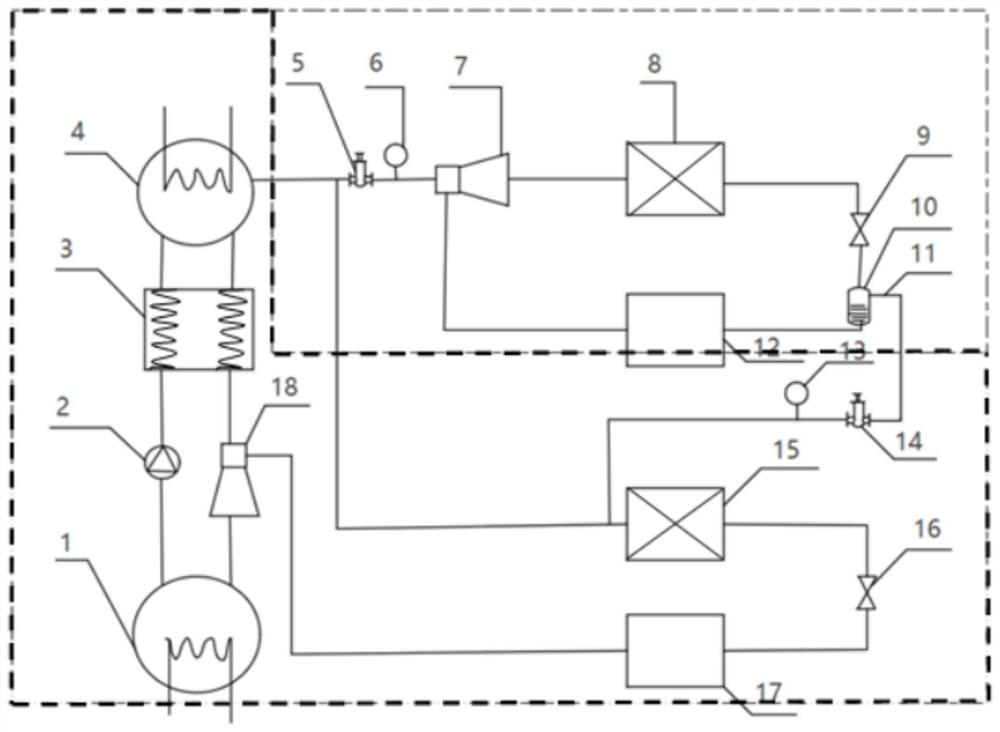 Absorption refrigeration circulation system and working method thereof