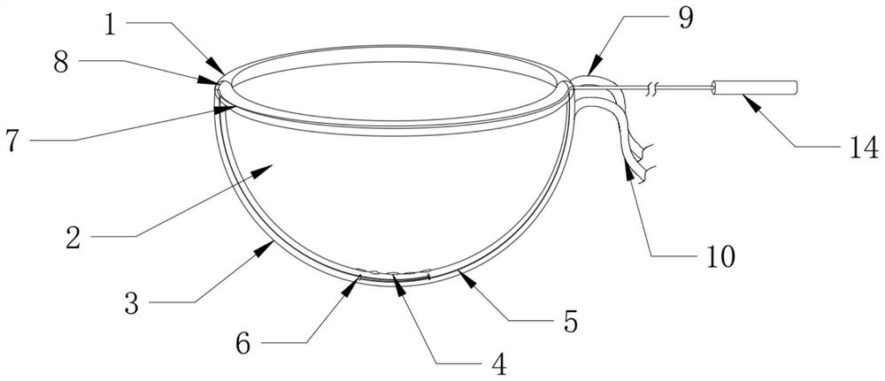 Abdominal cavity fetching bag