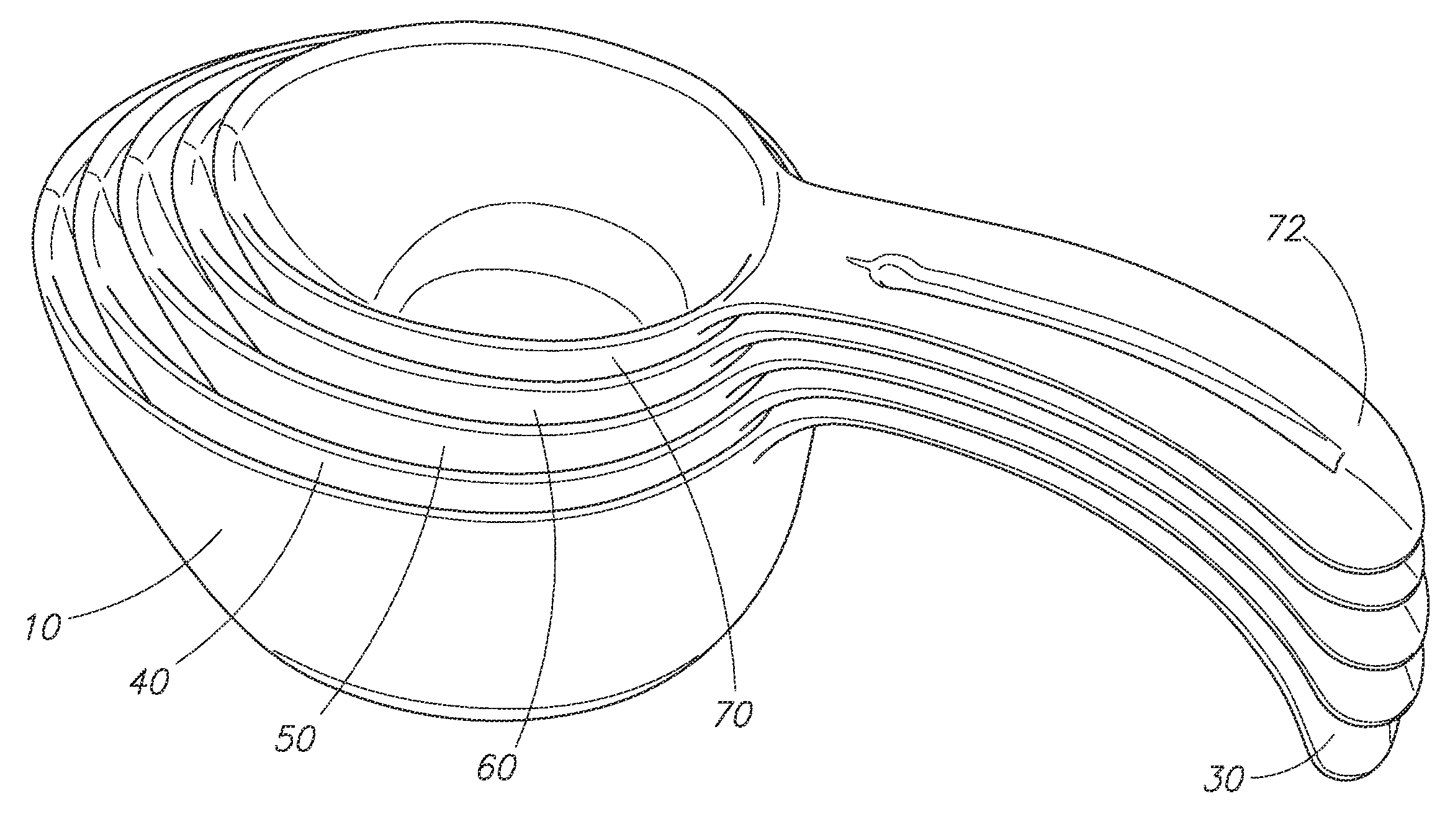 Snap-fit measuring container