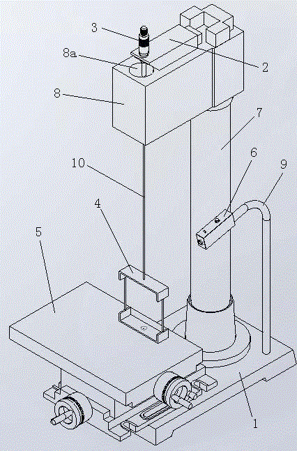 Calibration device for rolling wear testing machine