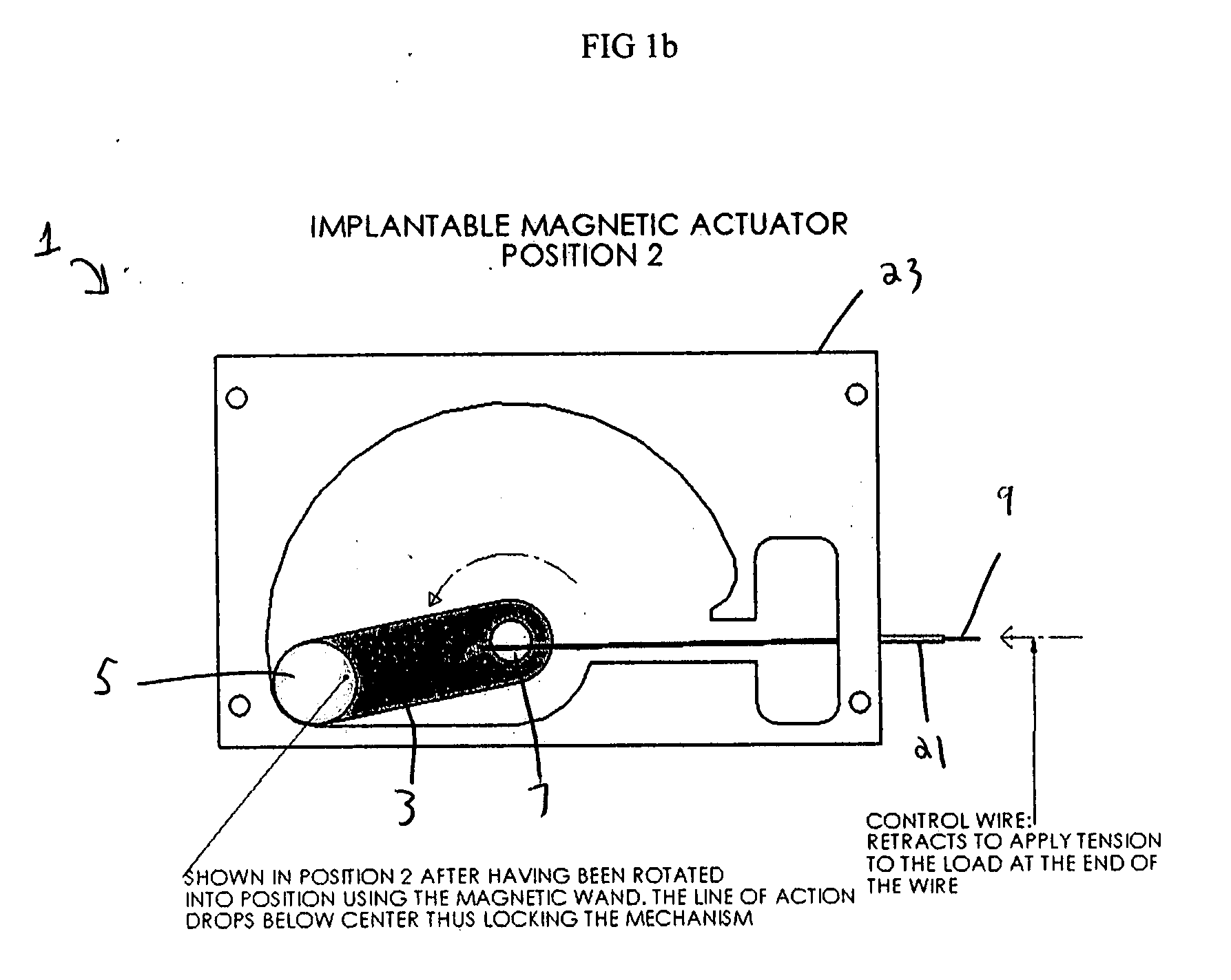 Implantable, magnetic actuator