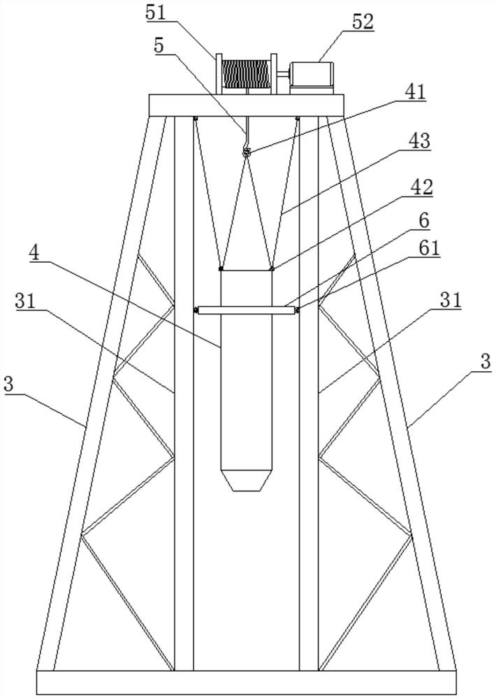 Water surface rammer compactor for civil construction