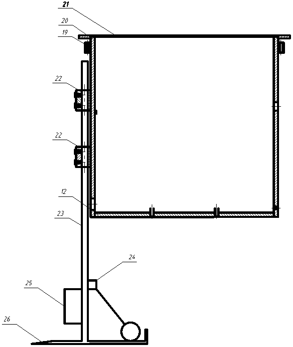 Automatic water sample collecting device for rainwater inspection well