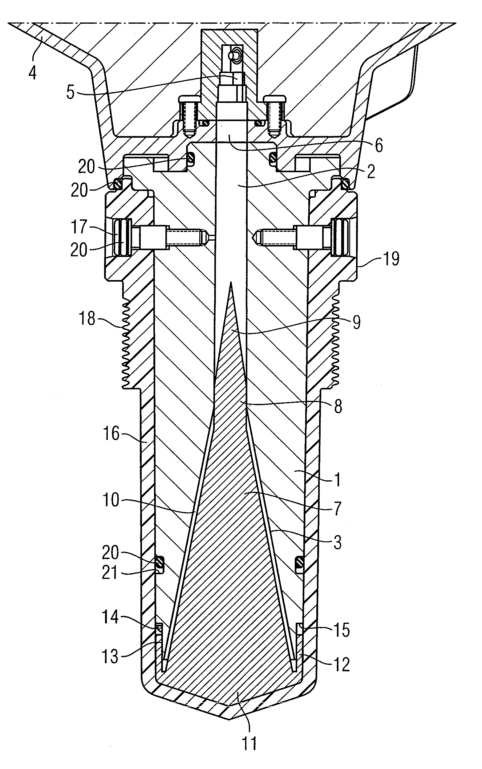 Horn Antenna for a Radar Device