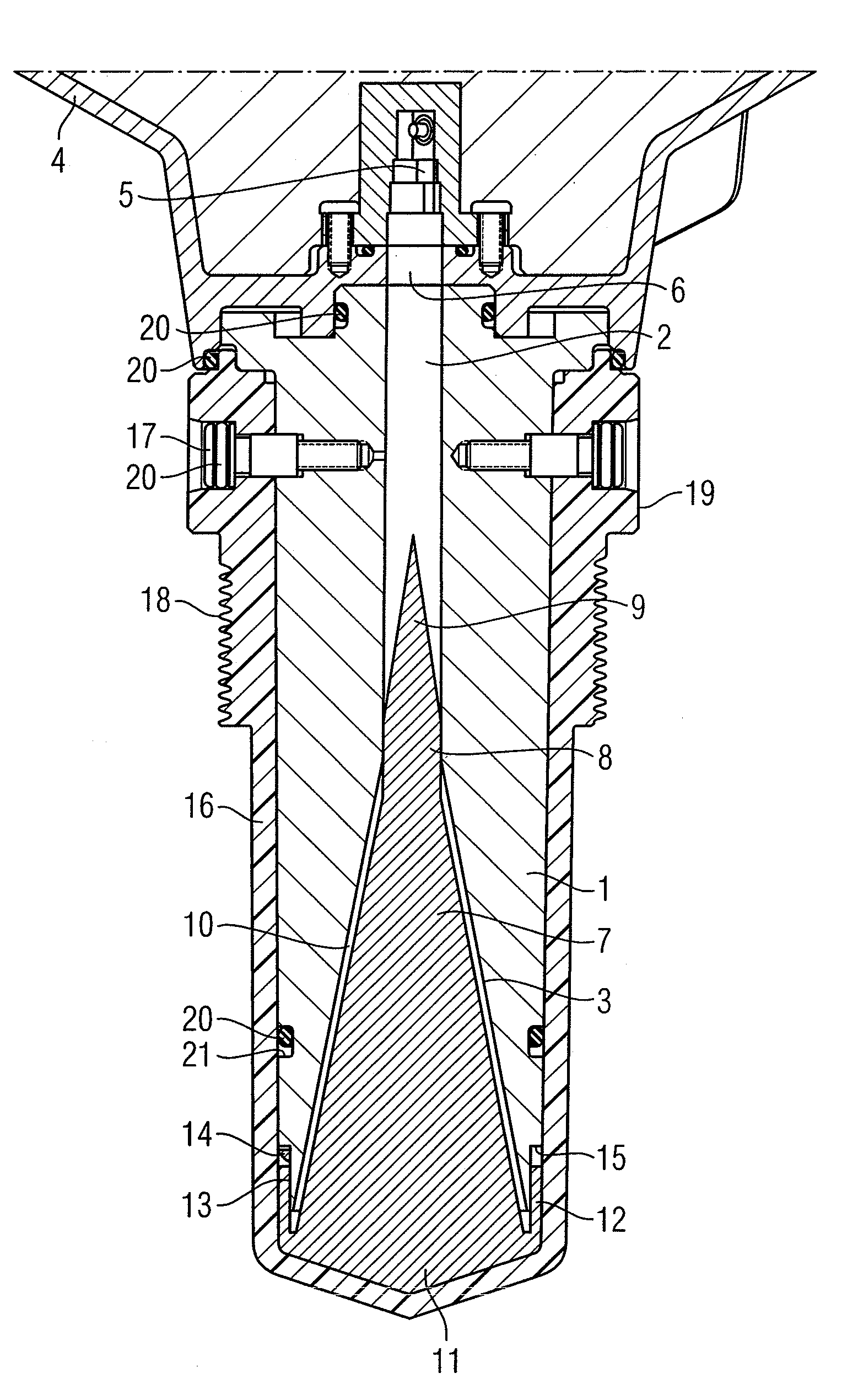 Horn Antenna for a Radar Device