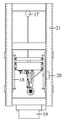 Drop test bed with speed controllable rotation driving mechanism