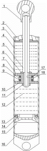 Drilling magneto-rheological shock absorption device