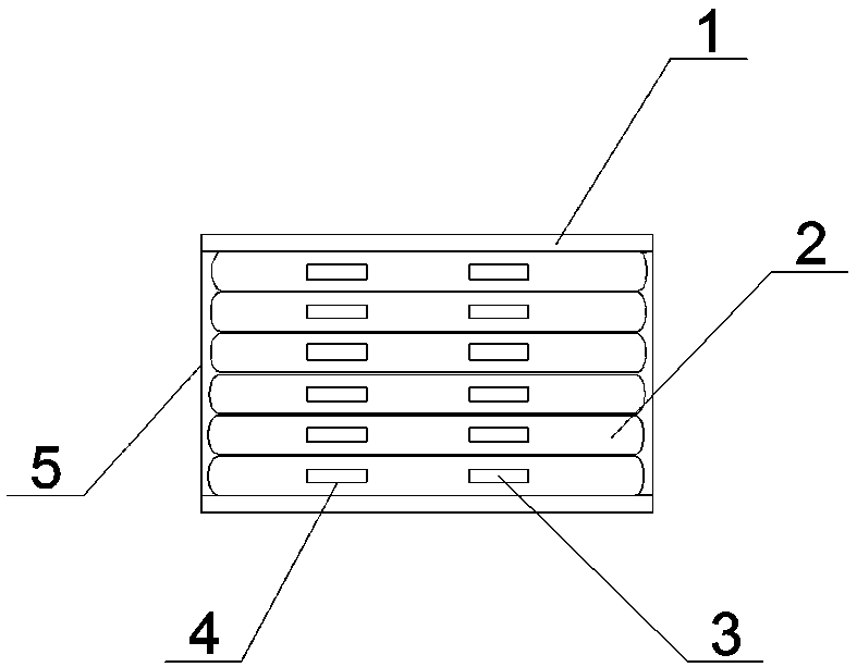 Battery core with external sheath of wound lithium-ion battery