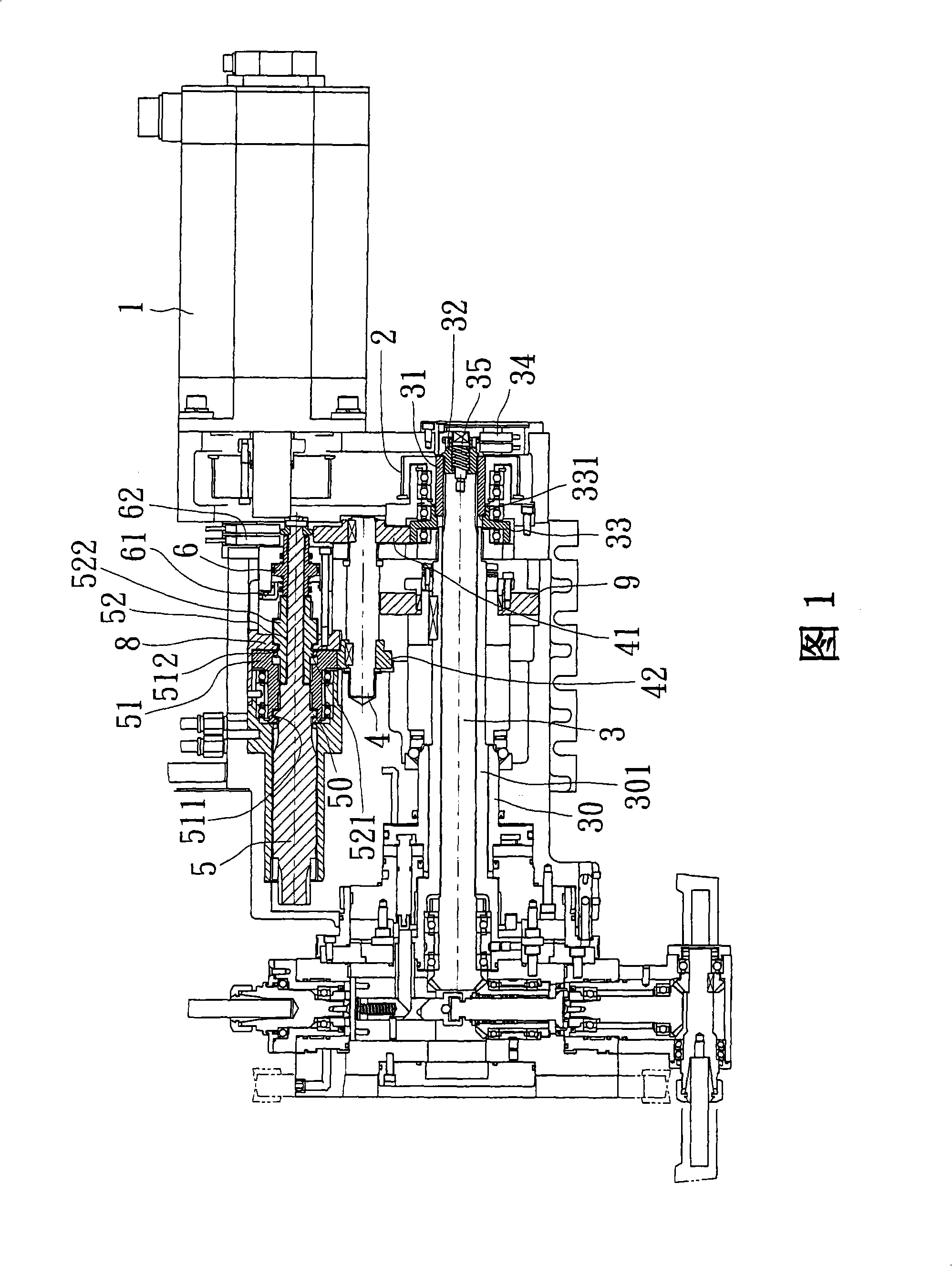 Double-cutterhead dynamic cutter tower seat structure