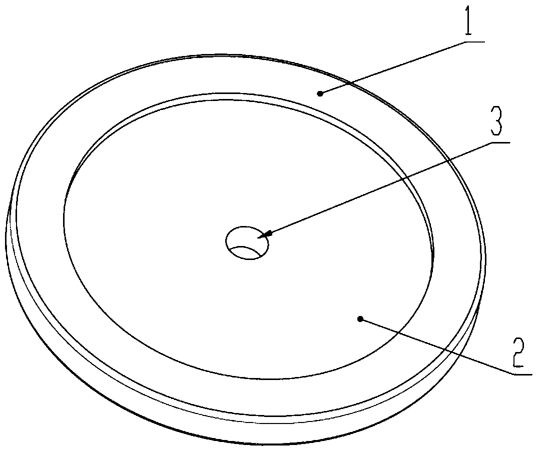 A suction cup for absorbing silicon wafers