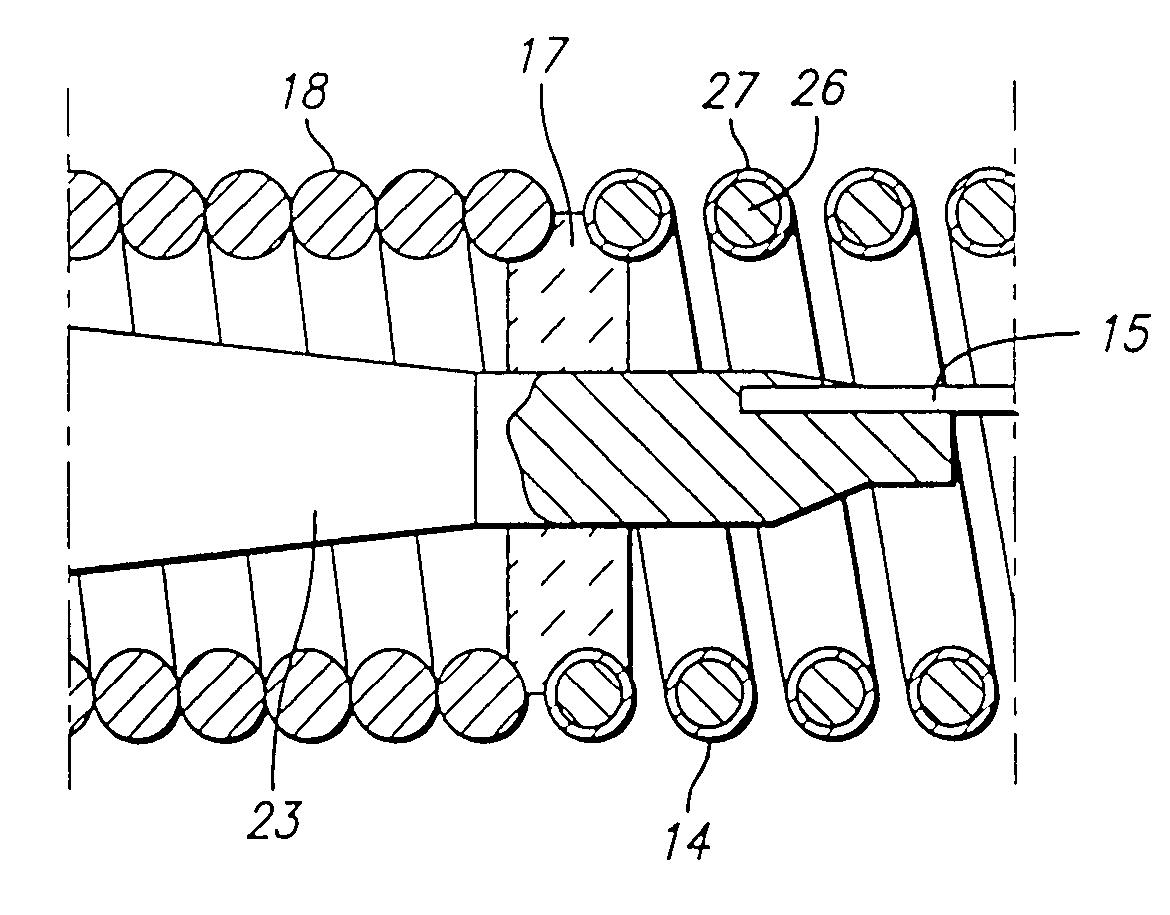 Process for providing composite radiopaque intracorporeal product