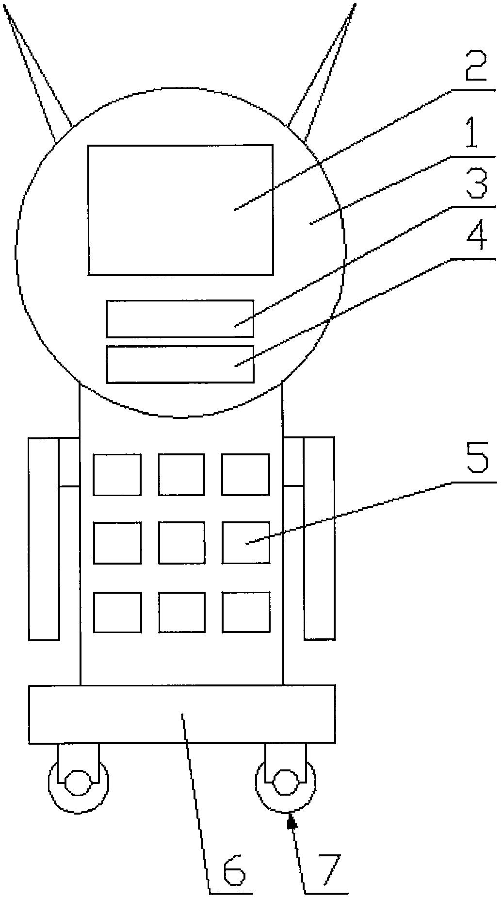 Man-machine auxiliary communication equipment used for English translation