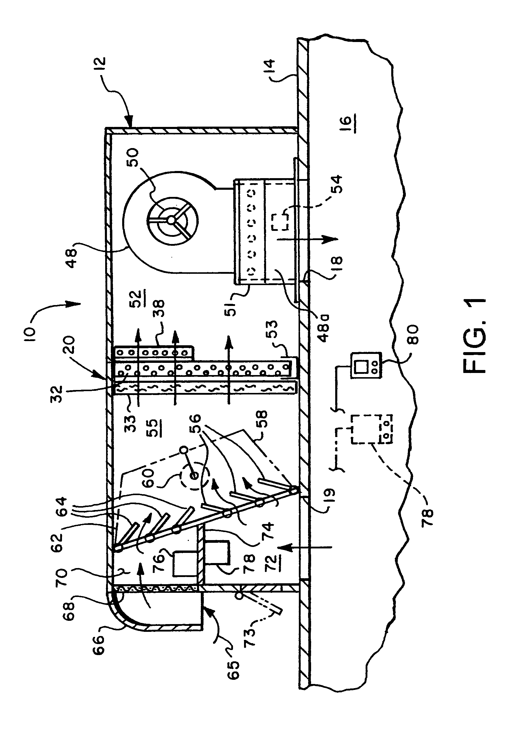 Method of dehumidifying an indoor space using outdoor air