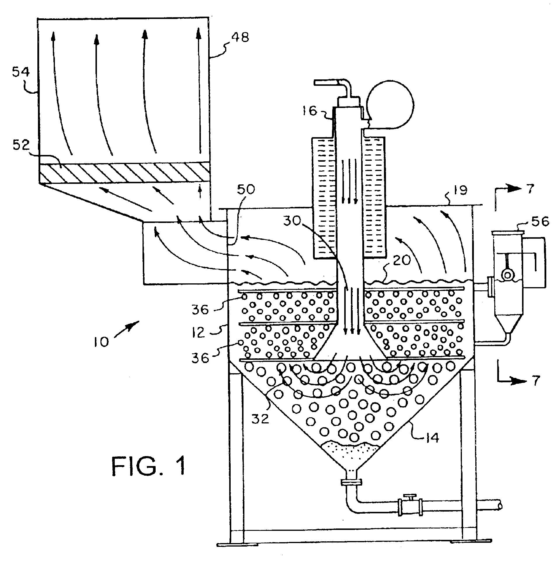 Compact evaporation apparatus