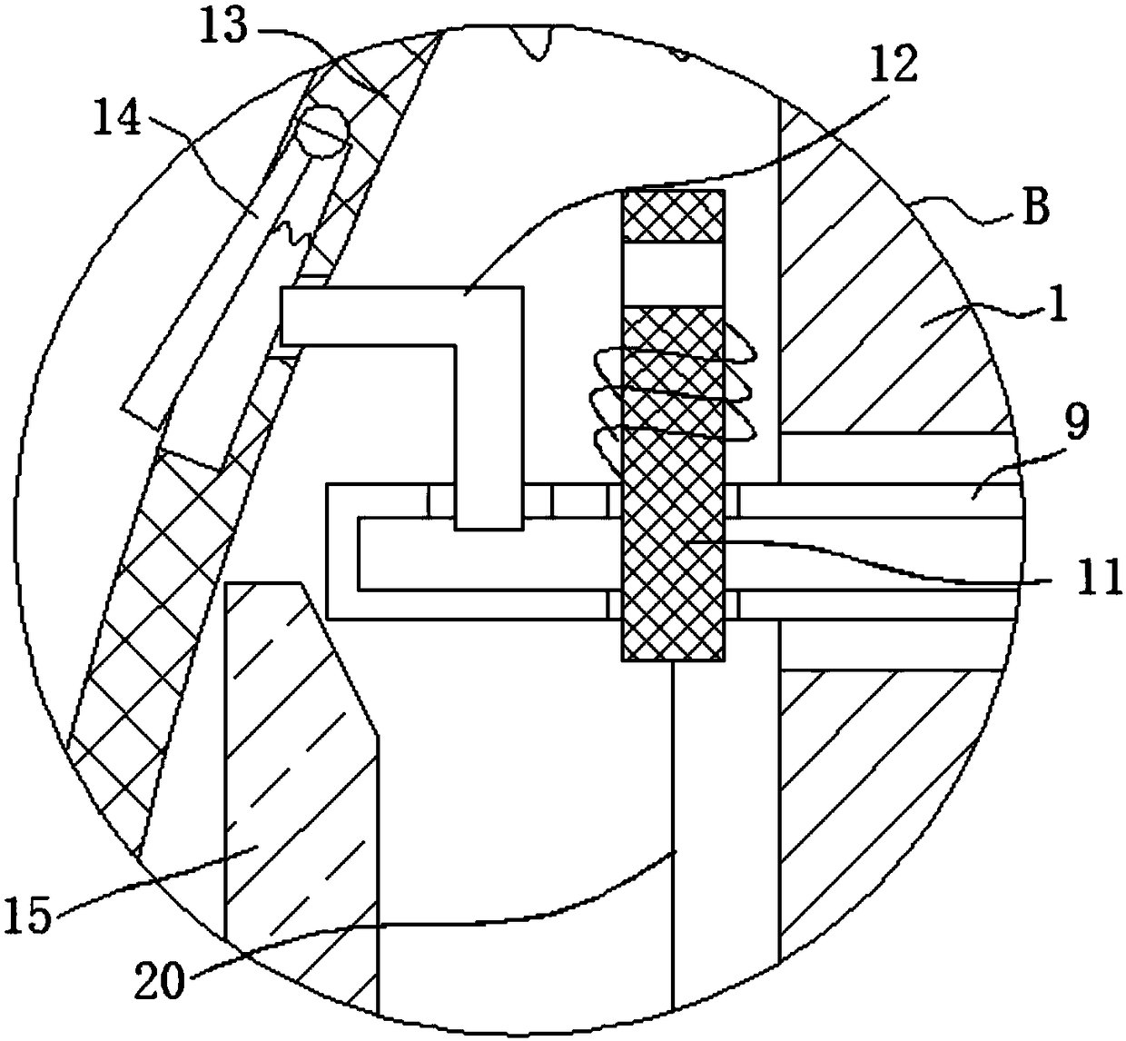 Waste special barrel for gastrology department with sterilization function