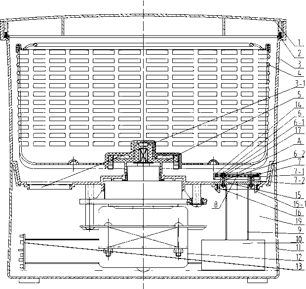 Vegetable and fruit cleaning device