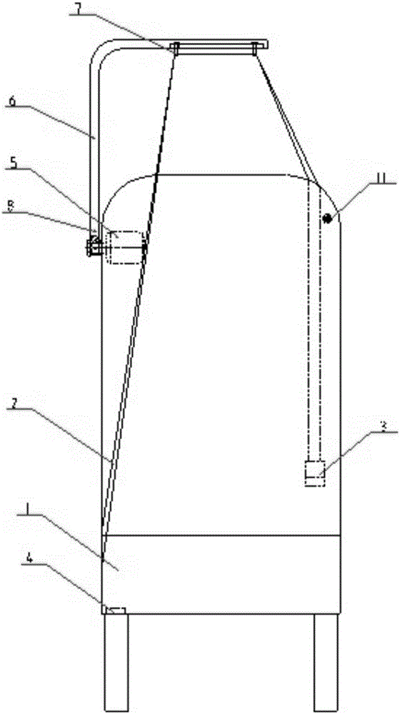 Safety seat control method, safety seat and corresponding vehicle