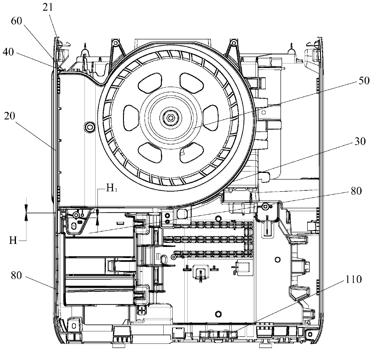 Side plate structure and dehumidifier with the same