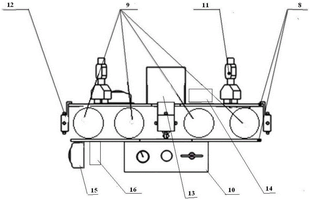 Six-DOF (degree of freedom) air floatation type motion simulator