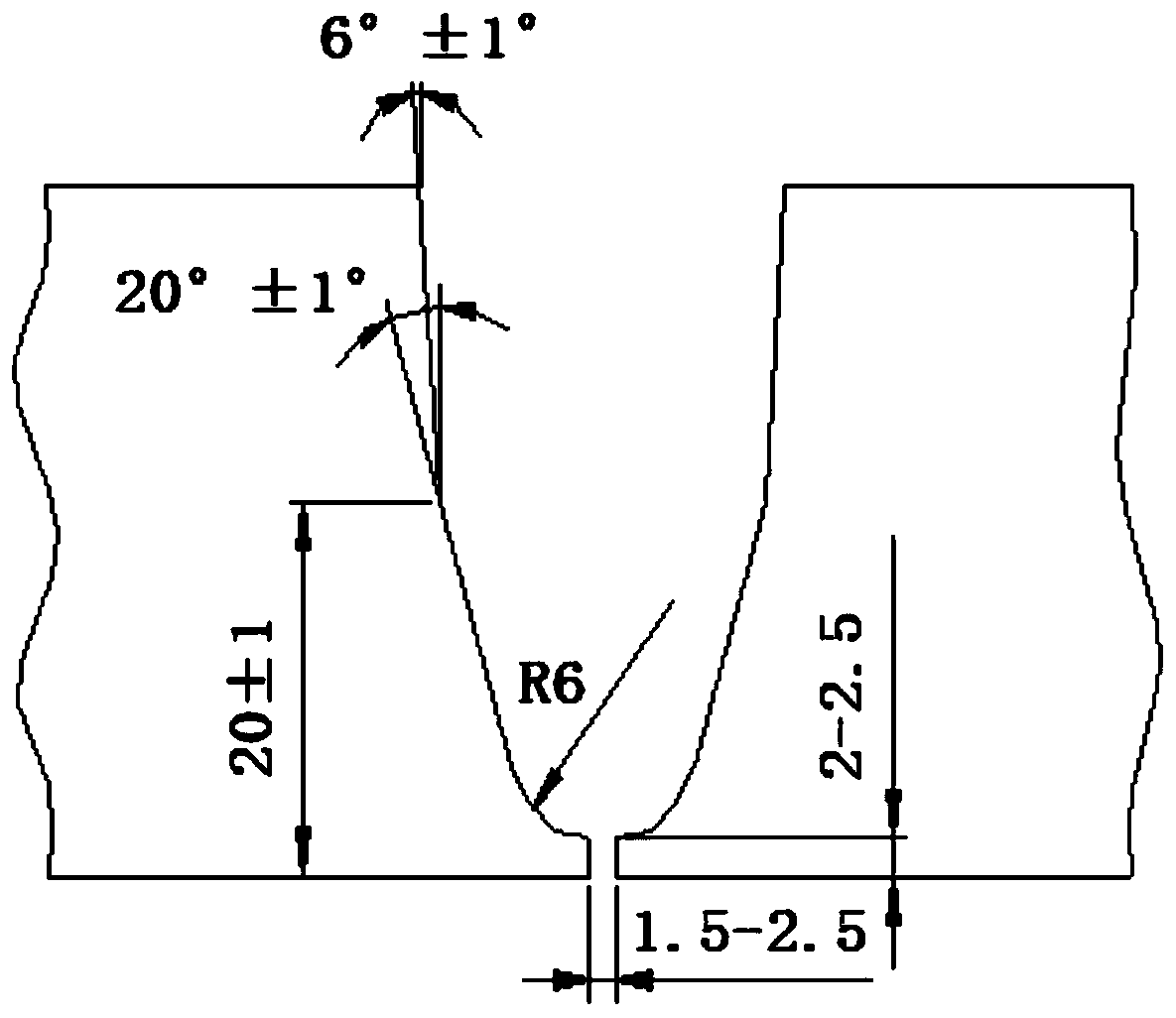 Manual argon tungsten-arc welding and welding rod electric-arc welding combined welding method of G115 large-diameter pipe