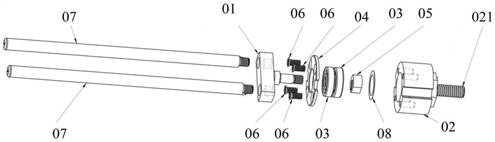 Rotor assembly of linear displacement sensor and linear displacement sensor