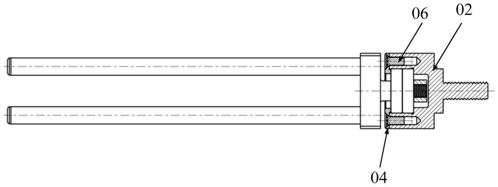 Rotor assembly of linear displacement sensor and linear displacement sensor