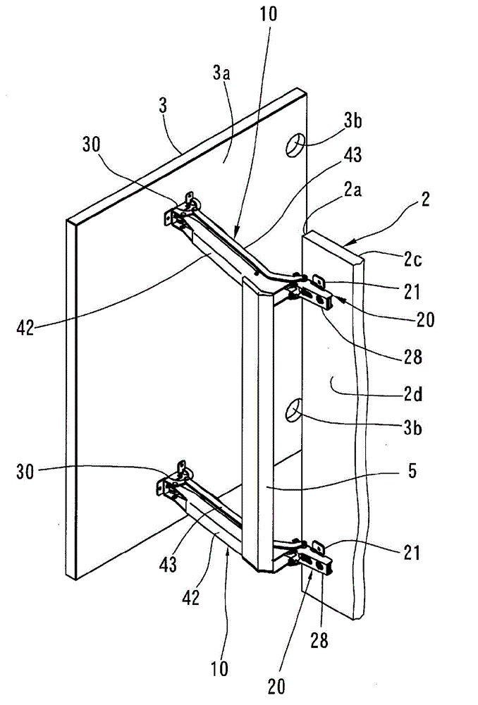 Hinge device and housing device