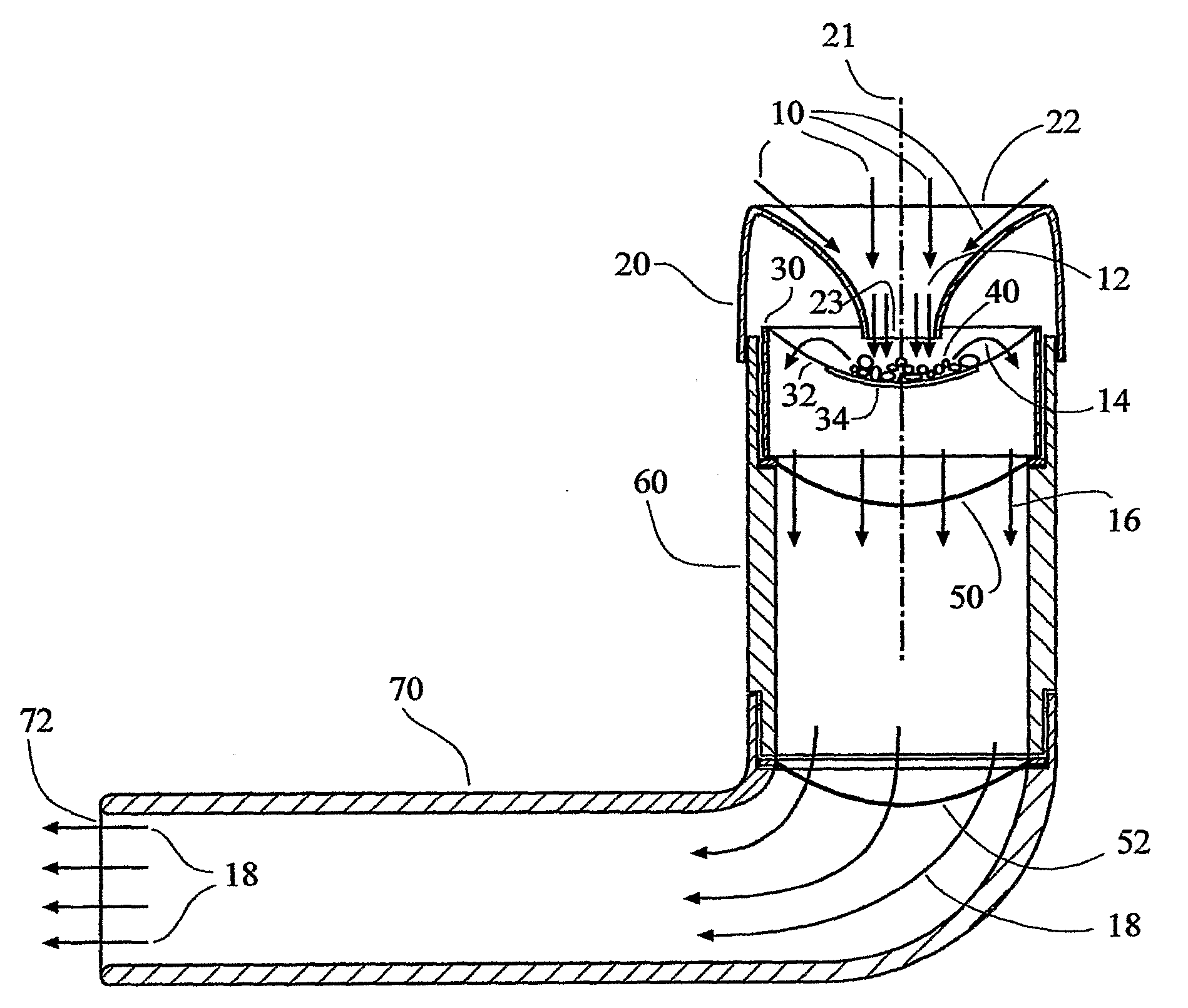 Device and method for treating respiratory and other diseases