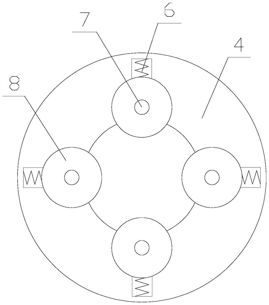 Metal rod shearing device with grinding function