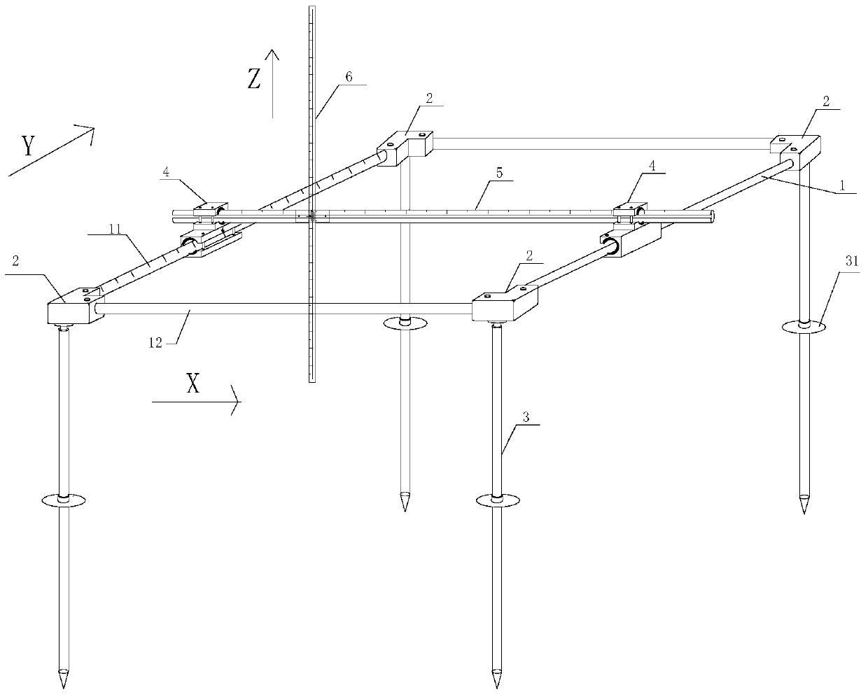 A kind of soil wind erosion measurement device and soil wind erosion measurement method