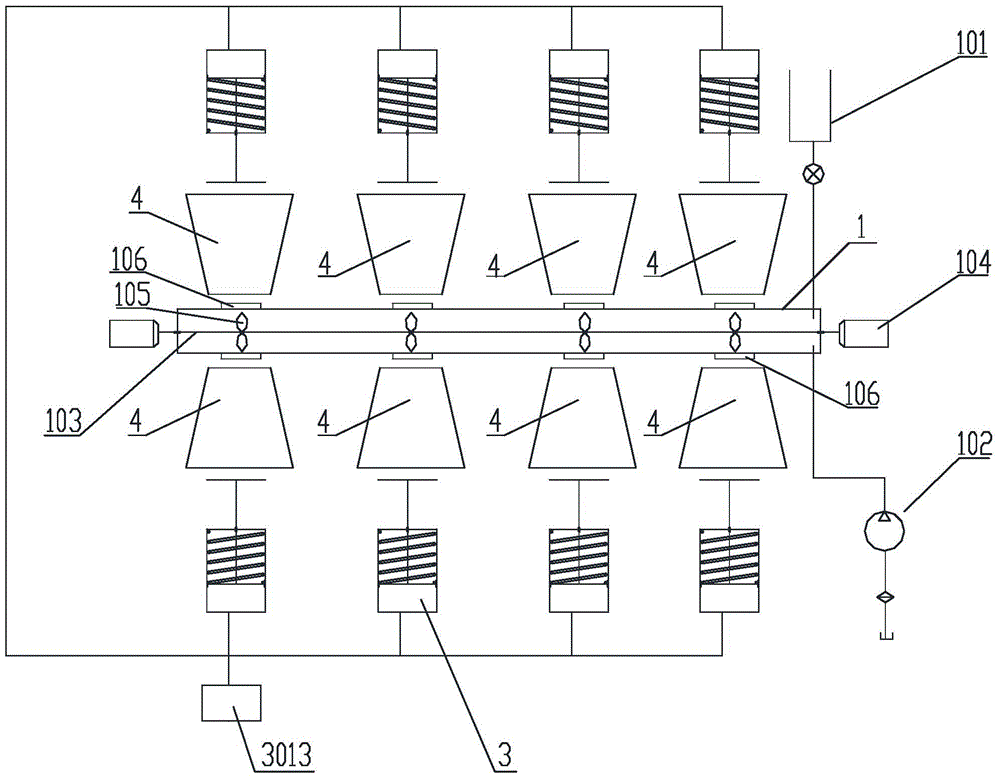 Experimental device for simulating mud cake formation process