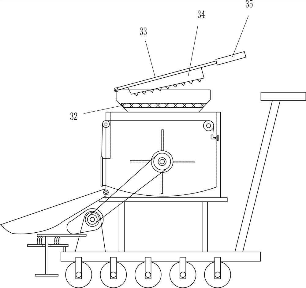 A road soil filling and compacting device