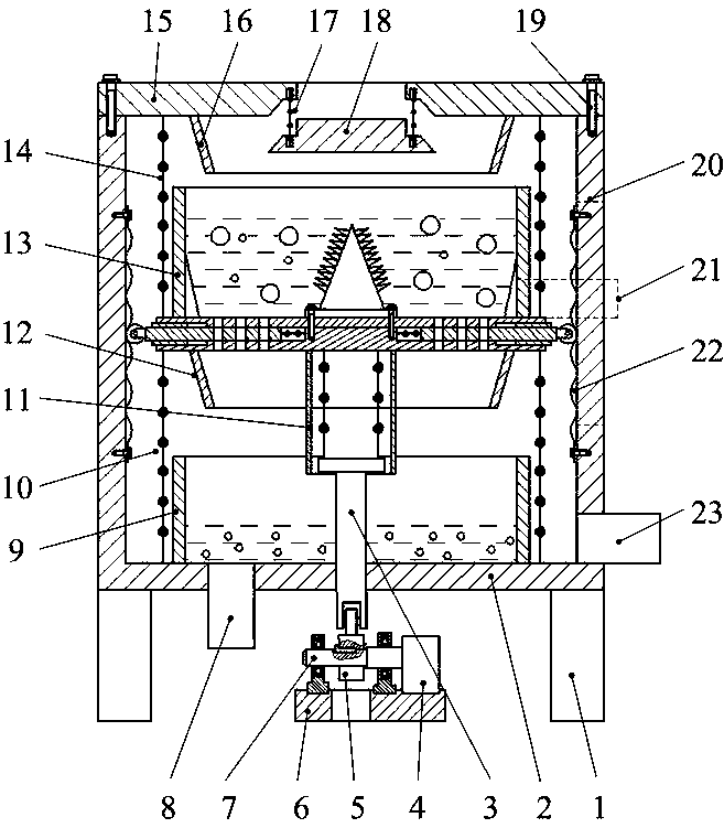 Variable sieve pore and reciprocating pressure vibration combined pulp screening equipment